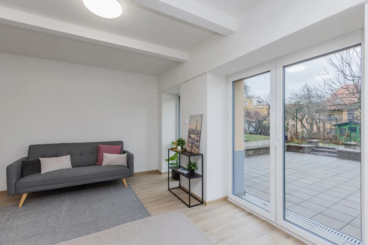 Prodej ateliéru 2+KK se zahradou - Praha 3 - Žižkov po kompletní rekonstrukci — Praha 3 – Žižkov